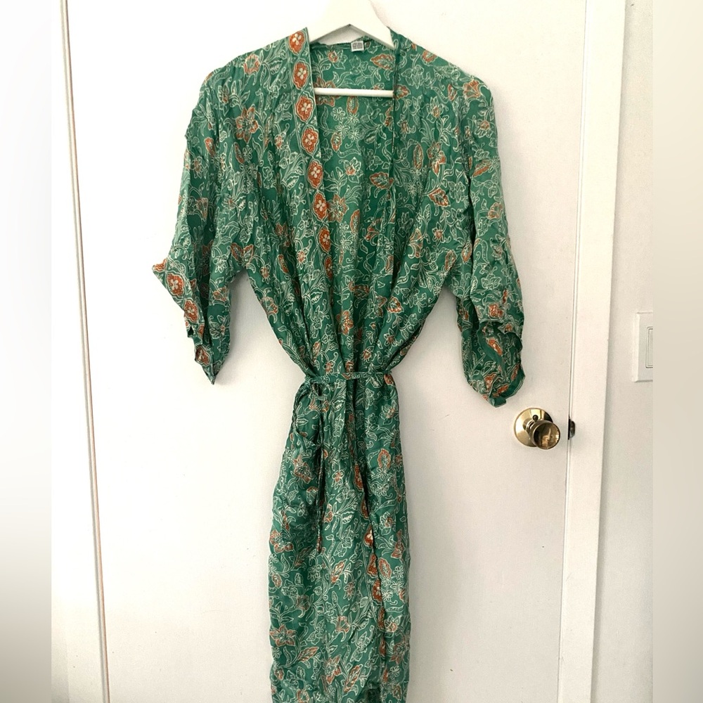 Silk robe